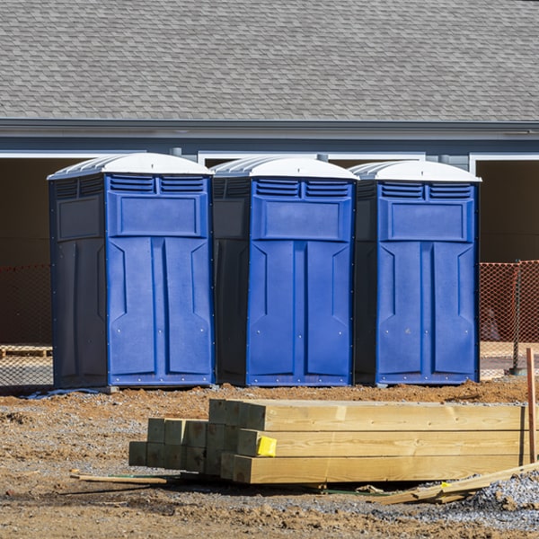 how can i report damages or issues with the portable toilets during my rental period in Cosby MO